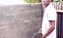 Strangersforsex SFS escort films De Rose guy showing prostate pee tricks in bathroom