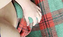 My Shy Neighbor Does Cunnilingus Under The Blanket