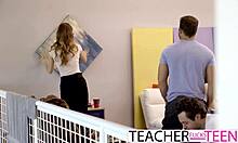 Caught teen with two cocks! Bent over now!