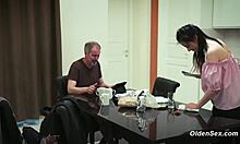 Young Teen Seduces Stepdad With Blowjob In Kitchen