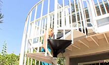 Blonde Mature Lesbian Convinces Beautiful Teen Girl for Intimate Encounter