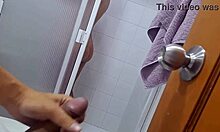 I Jerk Off Watching My Stepsister Shower Until She Catches Me and Craves My Cock