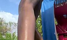 petite teen flashes pussy in public jamaica spot