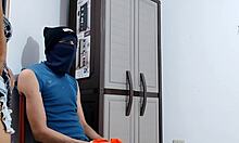 my husband leaves me wanting sex, so i touch my big natural tits alone at home 😏