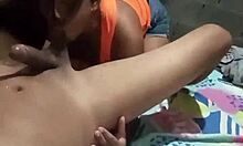 mi hijastra gives me a good blowjob to go out