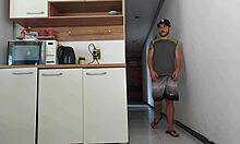 Risky Sex With Husband's Friend While He's In The Shower! Almost Caught!