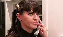 Socialite humiliates cuckold husband while fucking delivery guy?