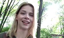 Feeling the exquisite tightness as teen's muff and ass are penetrated