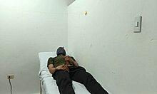 Kinky doctor jerking off in the office 😏