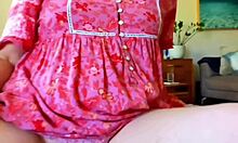 Mature Woman Shows Off Her Plump Swollen Cunt Outdoors. Exhibitionist Blonde with Shaved Pussy.