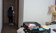 Wow, hotel Latina maid with big booty seduces guest for wild action!