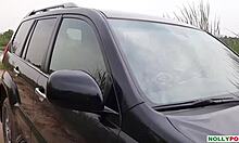 Pretty Sexy Girl Picked Up in Village for Wild Outdoor Car Fuck