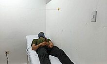 Kinky doctor jerking off in the office 😏