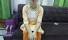 Indian boyfriend convinces girlfriend for first time sex on ranch