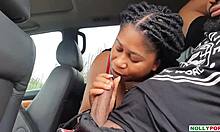 Pretty Sexy Girl Picked Up in Village for Wild Outdoor Car Fuck