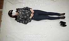 Underwear fetish striptease with ripped clothes 😏