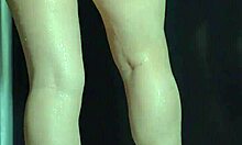 college babes lather up in a steamy shower with big bouncing assets