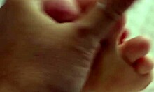 Stepmom Seduces Stepson with Foot Massage. Then Gets Fucked Doggystyle with Creampie in POV Close-Up!