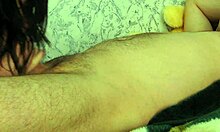 Helg enjoys a messy creampie in a public outdoor setting with a tattooed teen