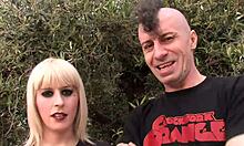 Shadows of pleasure in bdsm bound blonde scene