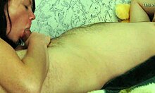 Helg enjoys a messy creampie in a public outdoor setting with a tattooed teen