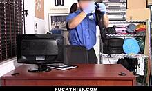 LP officer conducts deep full body search on teen 18+ suspect at Fucktheif