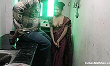 indian couple fucking in kitchen