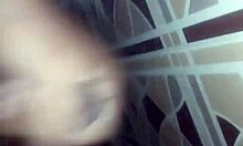Horny Hyderabad 22-year-old boy masturbates in dorm, dreaming of blowjob from friend.