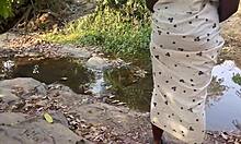 Quick doggystyle fuck on mountain top