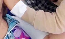 Amateur sucks cock in homemade sex