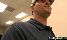 Two facials for teen 18+ blonde and latina 😍