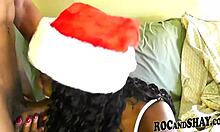 i watch my ebony girlfriend blow and get assfucked on christmas