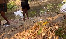 Quick doggystyle fuck on mountain top