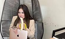 Colombian Sexologist Sara Blonde Tests Cofla24cm's Huge Cock in Private Session