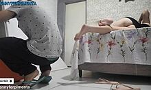 Watch this married slut pay the rider with her body 😈