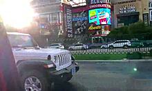 Giving road head on Vegas Boulevard