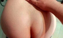 Caught stepfather in shower, couldn't resist