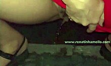 renatinha mello does xixi on the public street, so naughty and wild