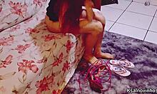 meti a rola na minha meia-irma que veio estudar ao meu lado s� de calcinha