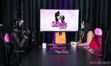 ramona 69 swing cast with tifany rocha sheer red lingerie bdsm amateurs!