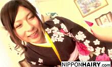 Japanese Geisha Gets Tied Up And Played With