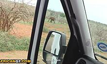 Naughty Kenyan girlfriend gets slammed hard by hung boyfriend in doggystyle