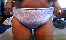 Granny Getting Dressed For The Day With Teasing Homemade Style