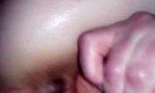 Sexy Brunette Amateur Endures Intense Anal Fisting