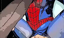 spider woman pawg handles a massive bbc with ease