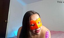 this bar waitress is making her first masturbation video for her friend, they indulge a lot