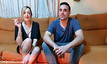 un desconocido delante de mi marido me folló eyaculando dentro de mi