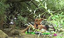 Summer pickups roll on, Elena De La Vega hunts guys to screw outside