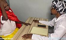 Ebony Student Seduces Teacher Before Christmas