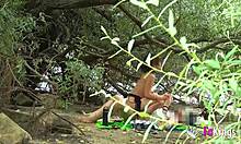 Summer pickups roll on, Elena De La Vega hunts guys to screw outside